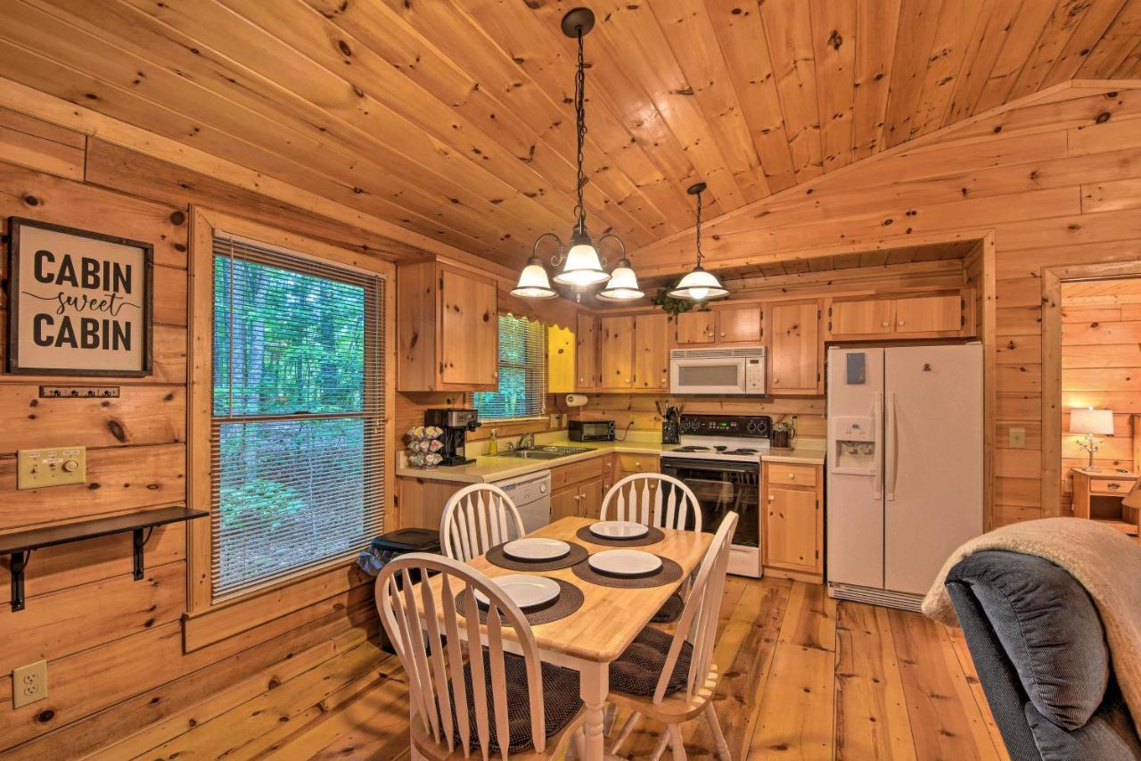 Pinot And Pine Chic Log Cabin About 5 Mi To Blue Ridge Bagian luar foto