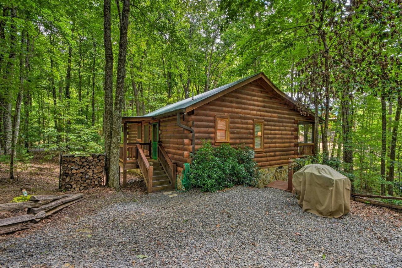 Pinot And Pine Chic Log Cabin About 5 Mi To Blue Ridge Bagian luar foto