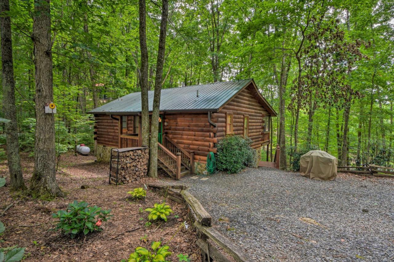 Pinot And Pine Chic Log Cabin About 5 Mi To Blue Ridge Bagian luar foto