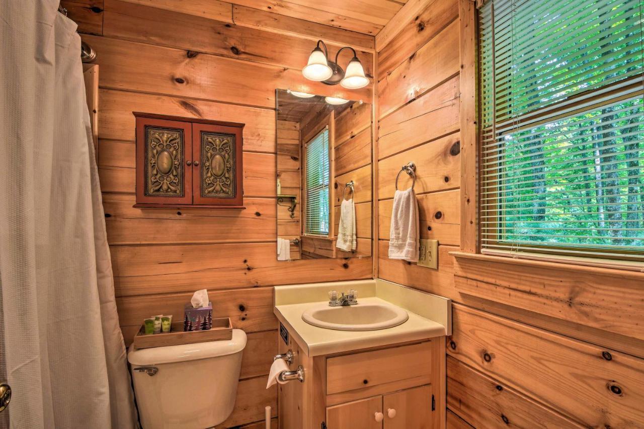 Pinot And Pine Chic Log Cabin About 5 Mi To Blue Ridge Bagian luar foto