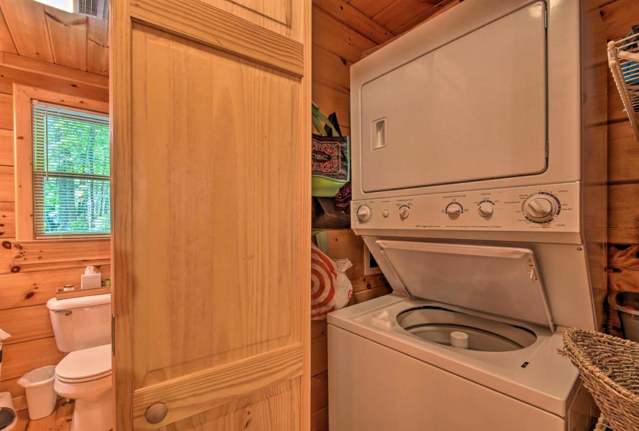 Pinot And Pine Chic Log Cabin About 5 Mi To Blue Ridge Bagian luar foto