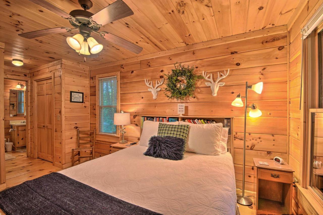 Pinot And Pine Chic Log Cabin About 5 Mi To Blue Ridge Bagian luar foto